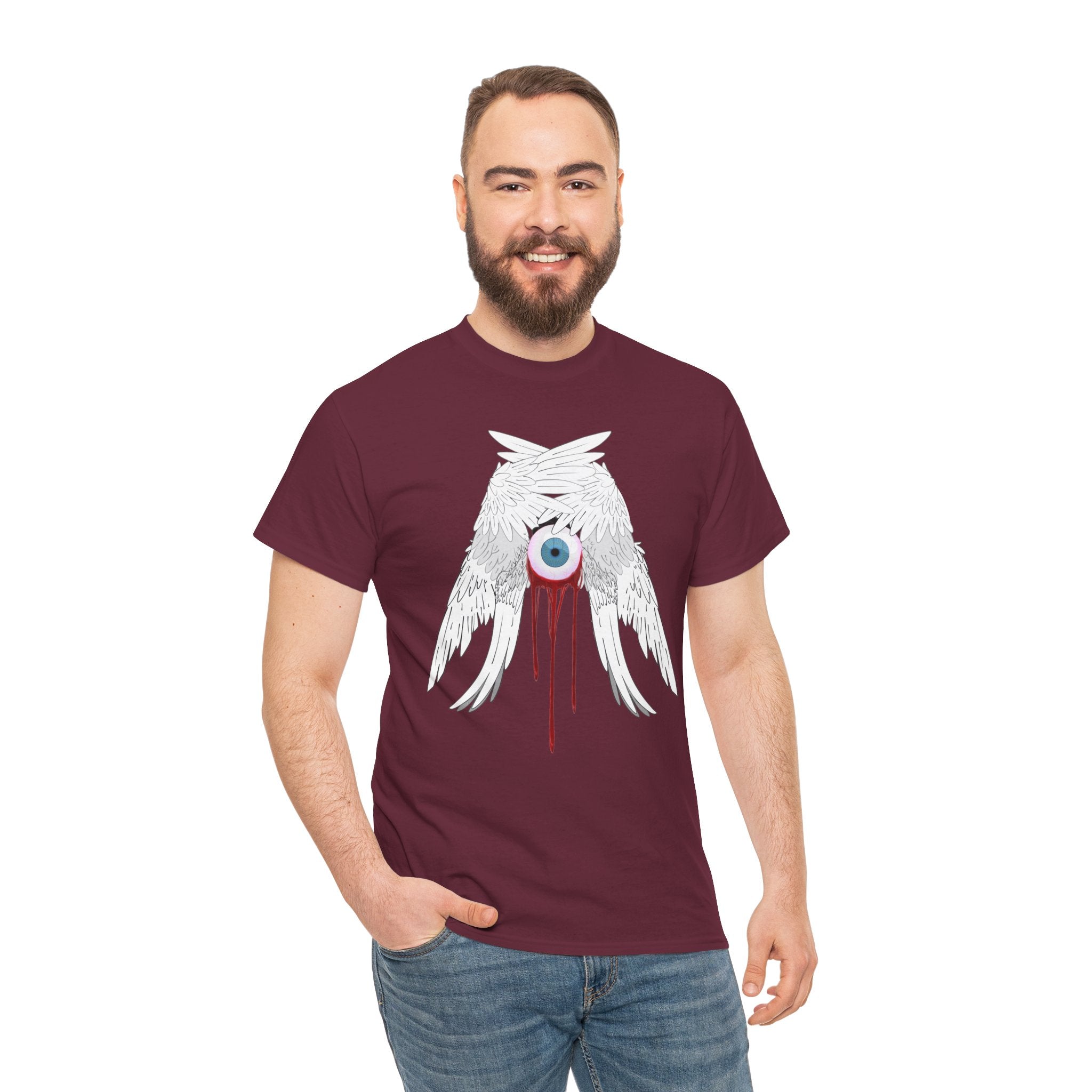 Crying Angel Unisex Tee | Gothic Emo Alt Graphic Tee