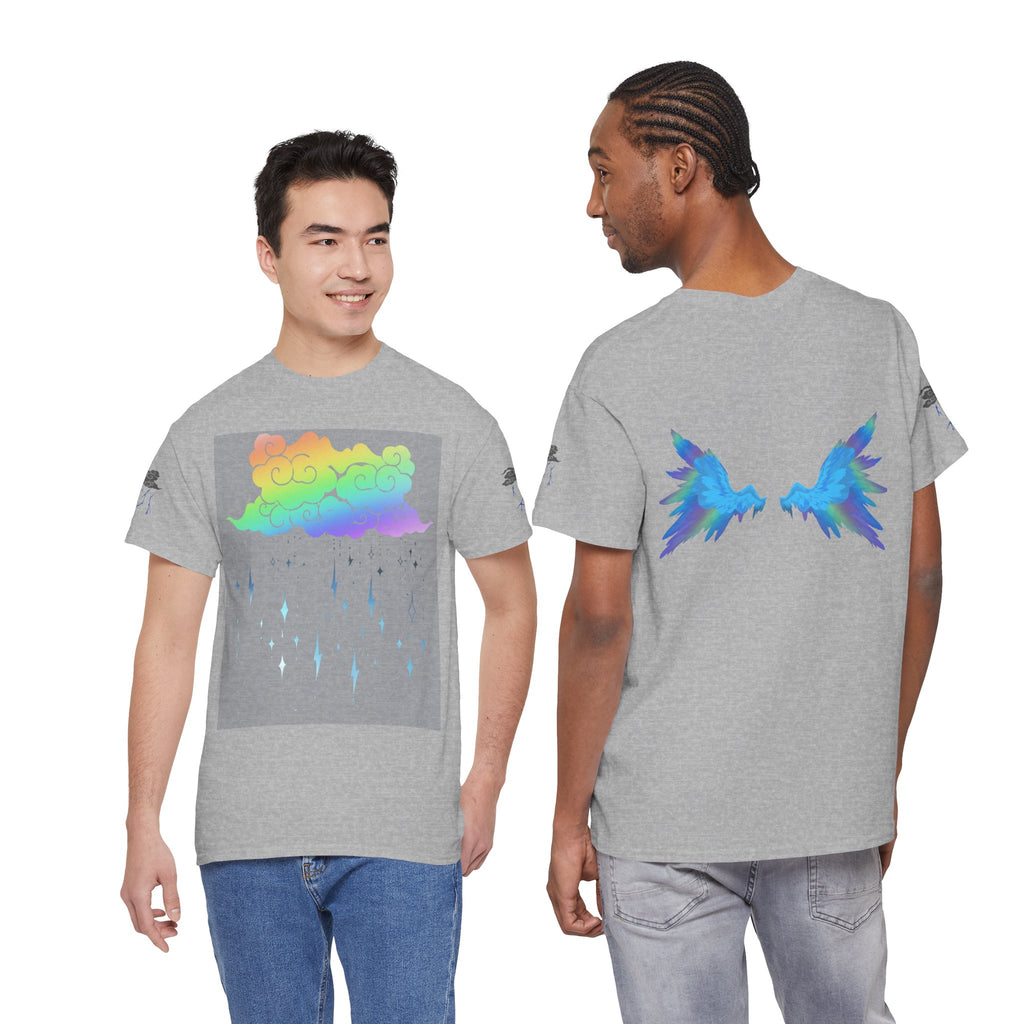 Rainbow Storm Unisex Tee | Alt Emo Colorful Graphic Tee