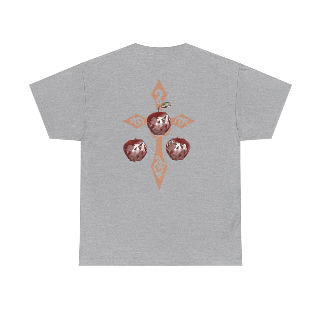 Crystal Apple Cross Graphic Tee | Alt Emo Creature Tee
