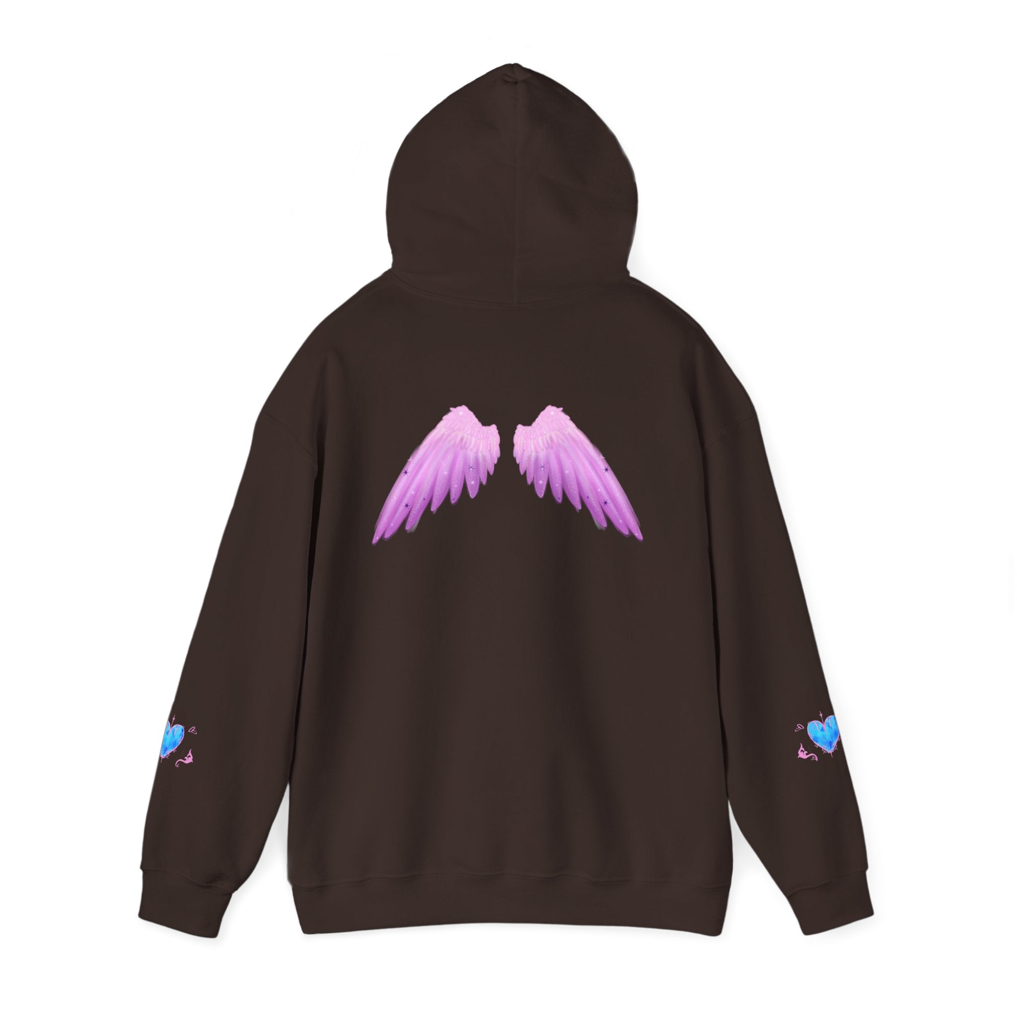 Crystal Heart Alicorn Hoodie | Alt Mythical Creature Graphic Sweatshirt Love