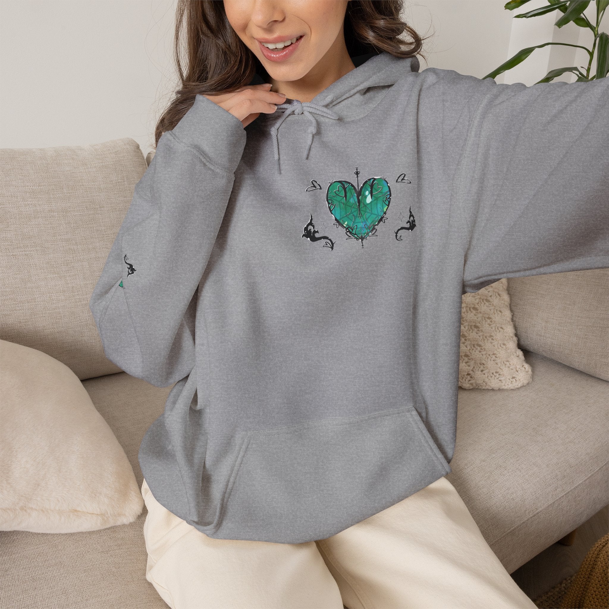 Changling Alicorn Hoodie |Bug Wings Alt Aesthetic Pullover