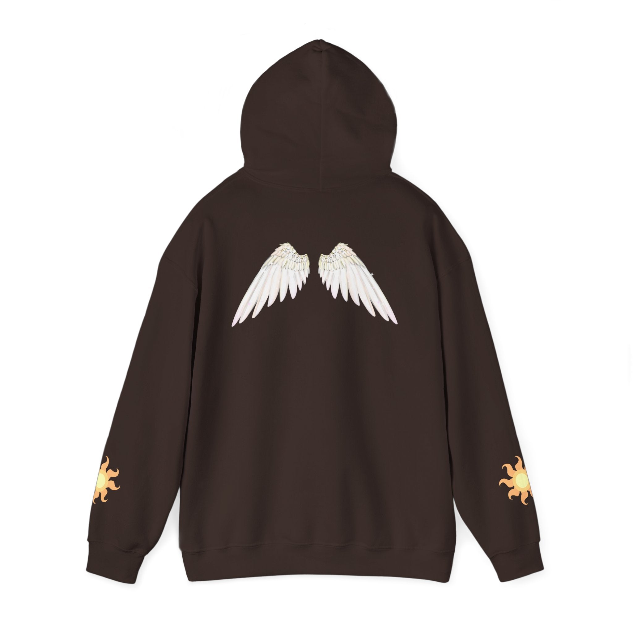 Celestial Alicorn Hoodie | Alt Mythical Wings Moon Graphic Sweatshirt