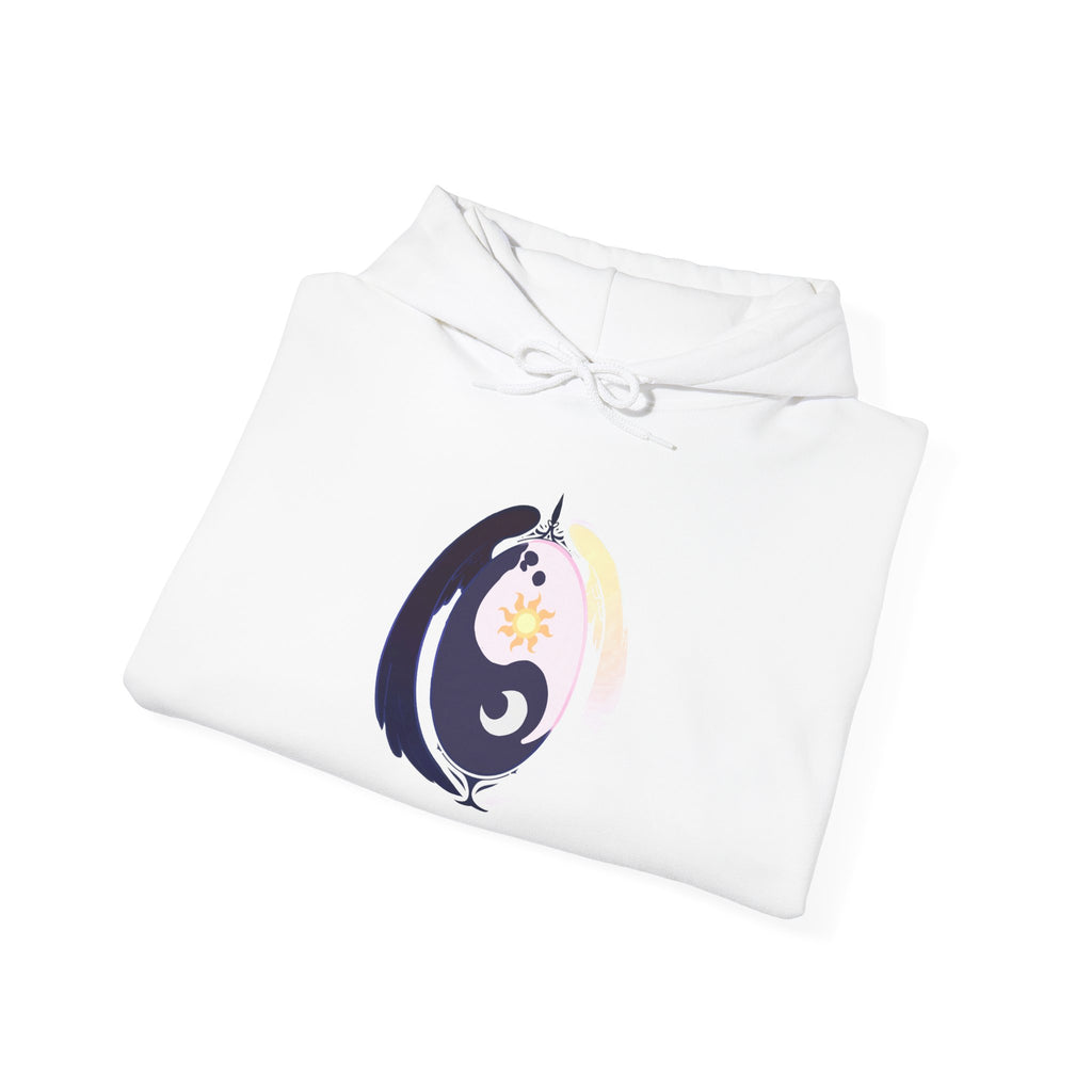 Lunar Celestial Alicorn Hoodie | Royal Sisters Alt Gothic Moon Sun Unisex Sweatshirt