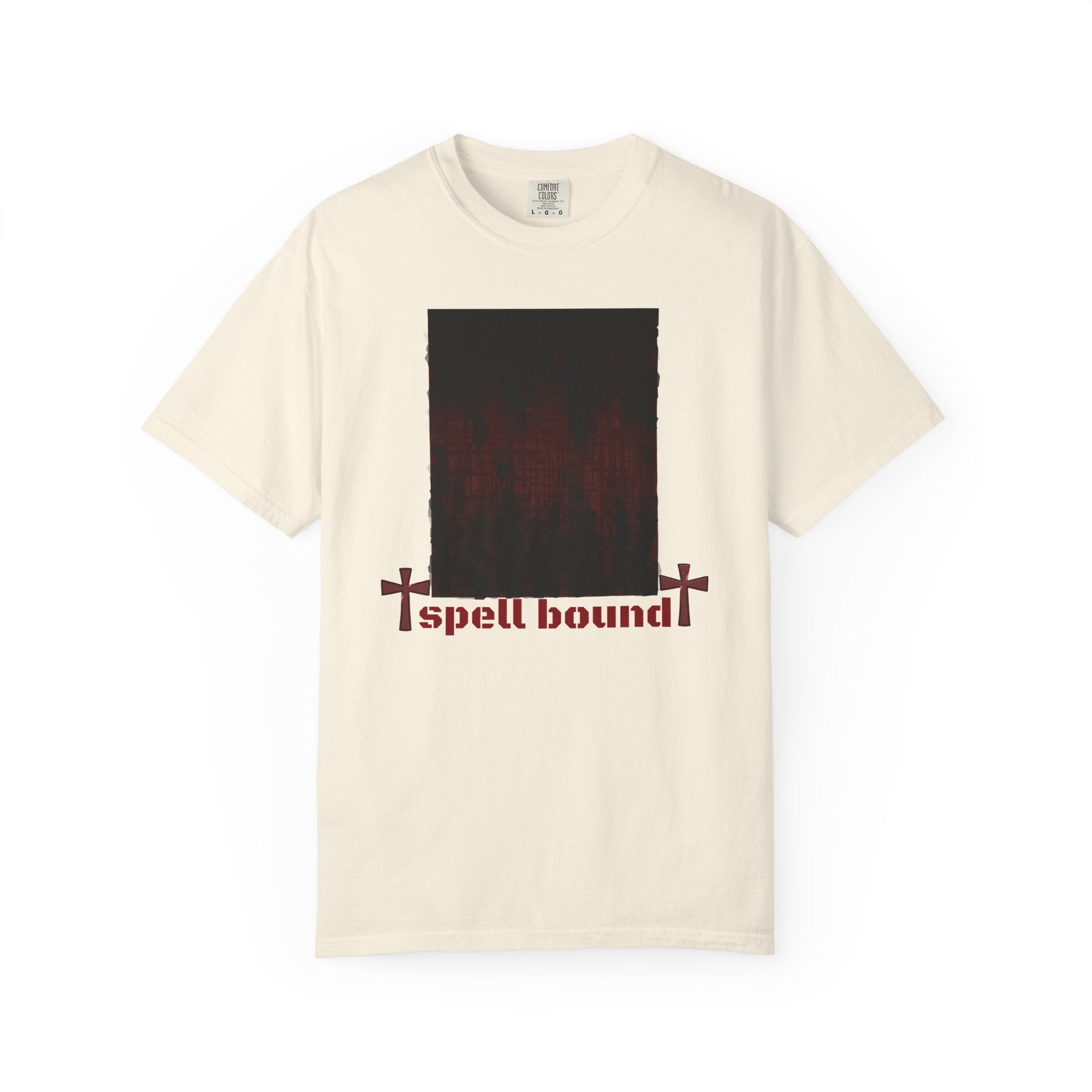 Spell Bound Gothic Cross Graphic Tee | Alt Emo Occult T-Shirt