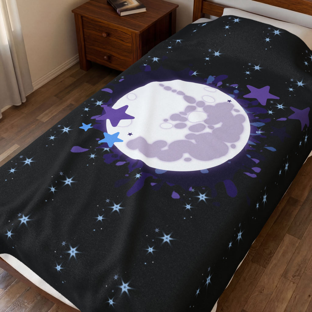 Mare in the Moon Velveteen Plush Blanket