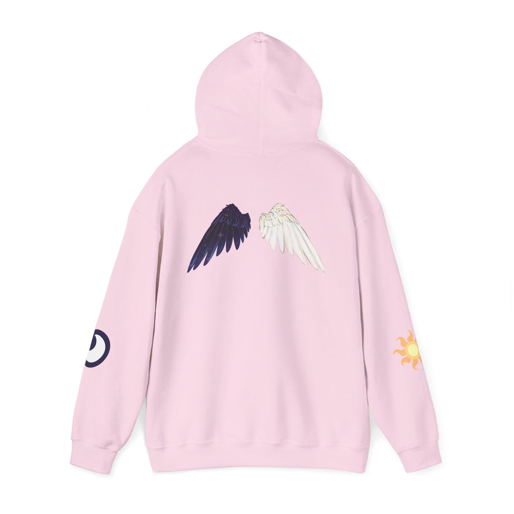 Lunar Celestial Alicorn Hoodie | Royal Sisters Alt Gothic Moon Sun Unisex Sweatshirt