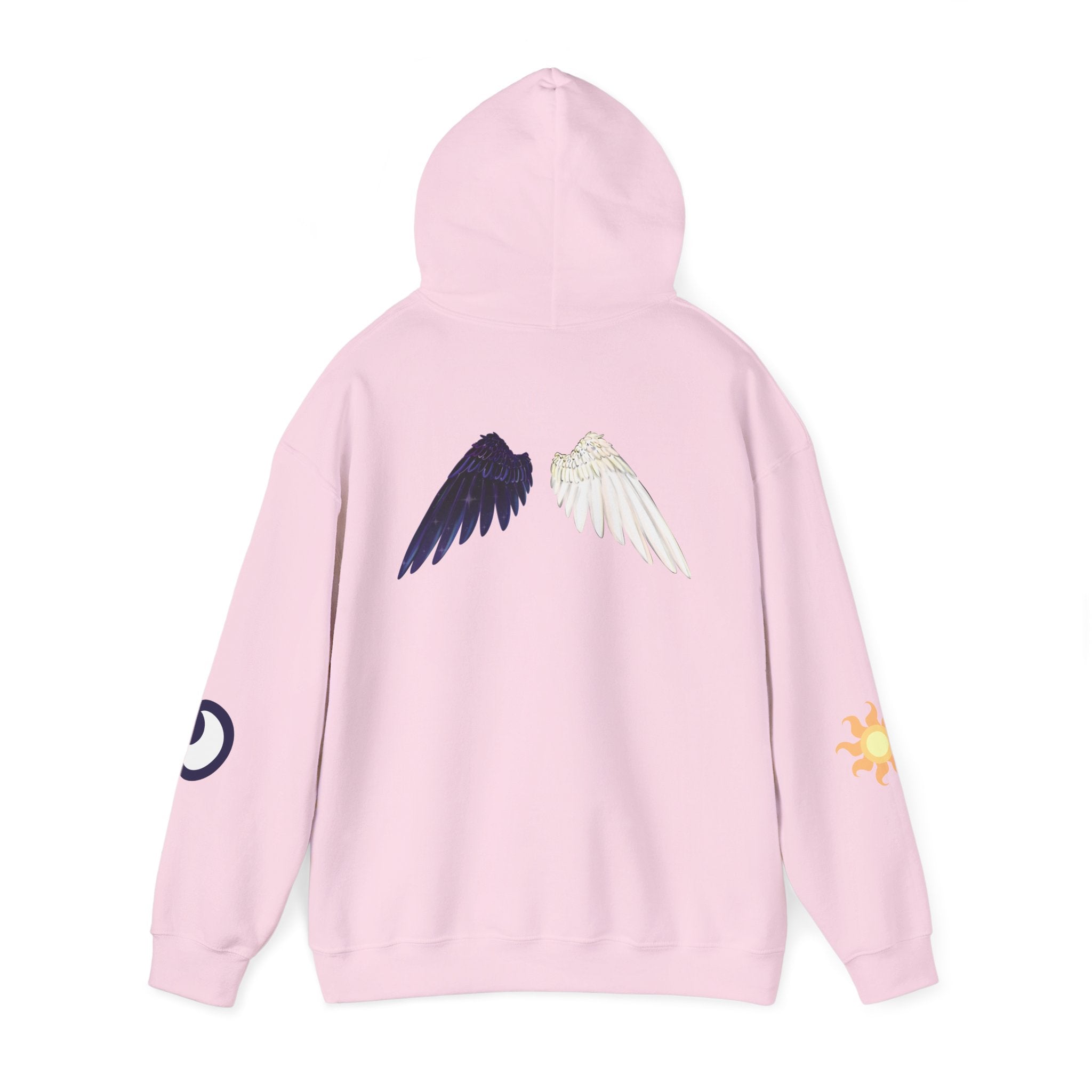 Lunar Celestial Alicorn Hoodie | Royal Sisters Alt Gothic Moon Sun Unisex Sweatshirt