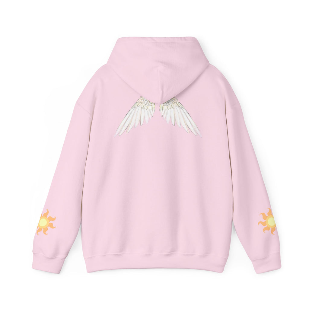 Celestial Alicorn Hoodie | Alt Mythical Wings Moon Graphic Sweatshirt