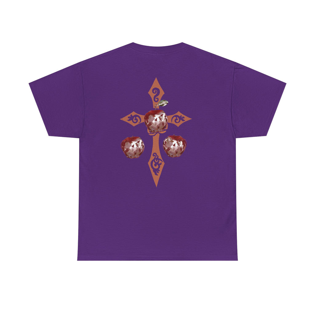 Crystal Apple Cross Graphic Tee | Alt Emo Creature Tee