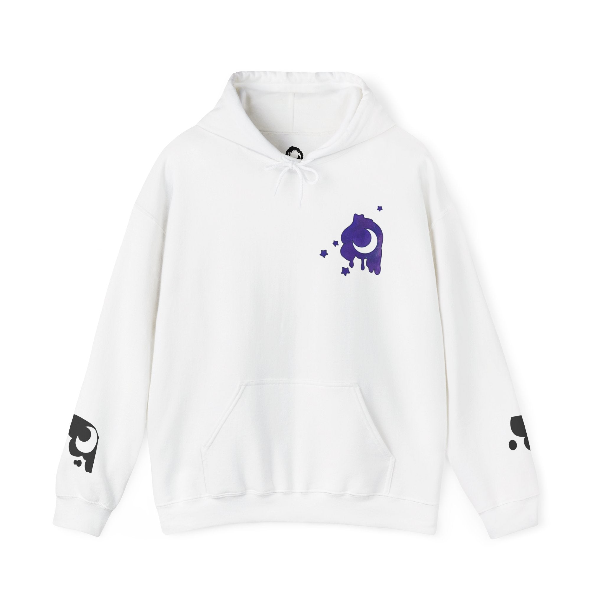 Lunar Alicorn Hoodie | Moody Moon Wings Alt Aesthetic Graphic Sweatshirt