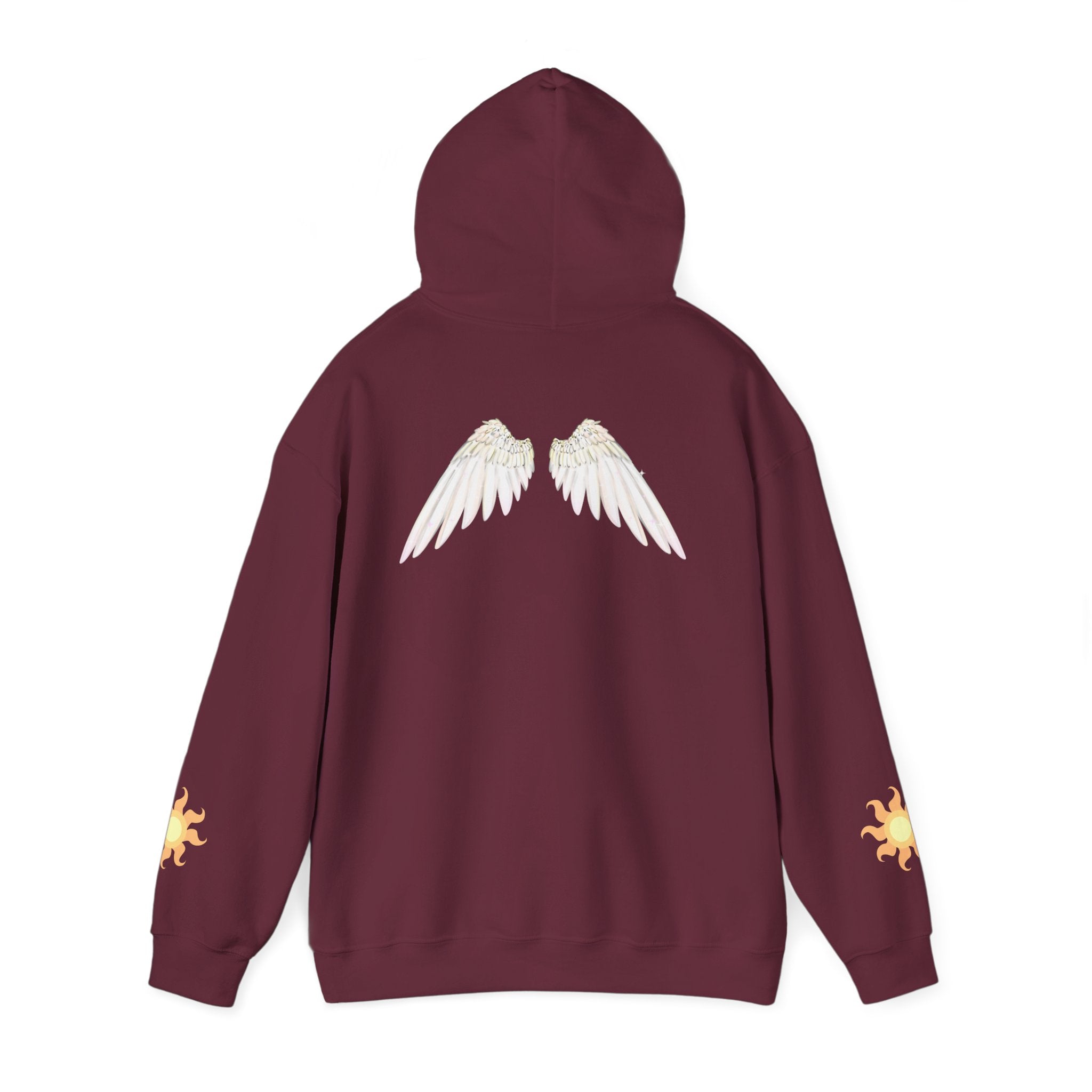Celestial Alicorn Hoodie | Alt Mythical Wings Moon Graphic Sweatshirt
