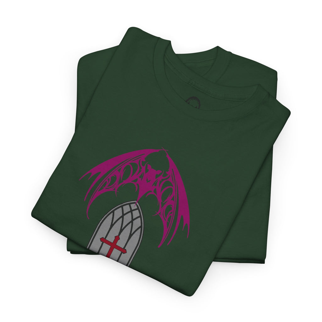 Cathedral Bat Unisex Tee | Gothic Alt Creature Graphic Tee