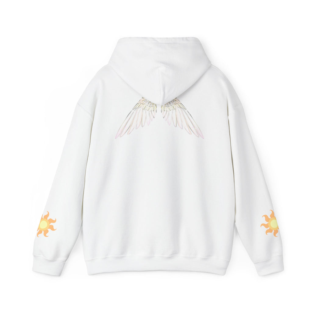 Celestial Alicorn Hoodie | Alt Mythical Wings Moon Graphic Sweatshirt