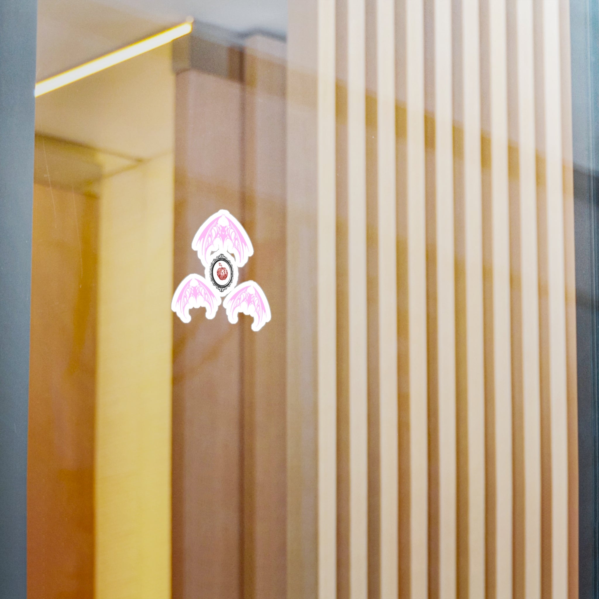 Fruit Bat Vinyl Decal Light Pink | Alt Creature Sticker