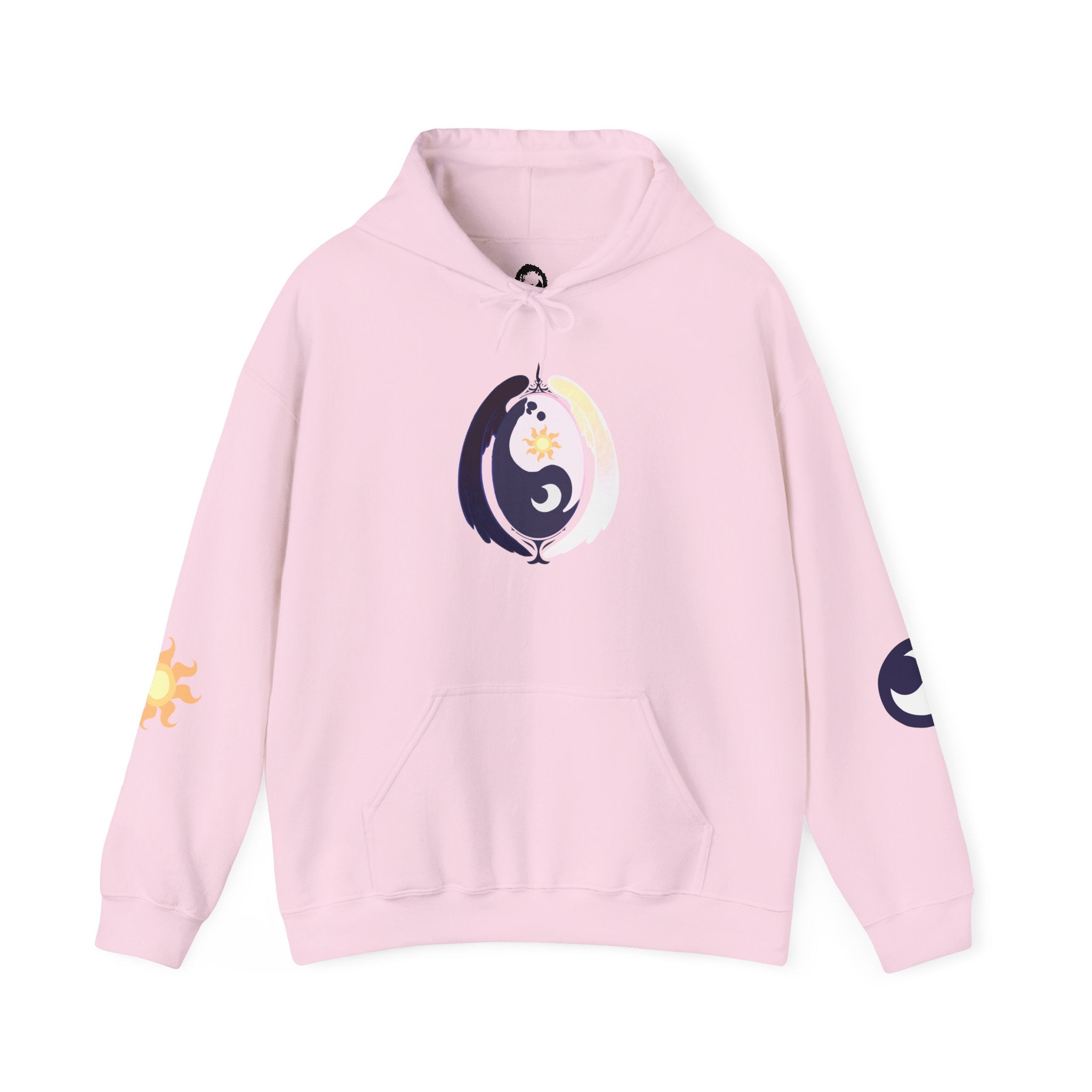 Lunar Celestial Alicorn Hoodie | Royal Sisters Alt Gothic Moon Sun Unisex Sweatshirt