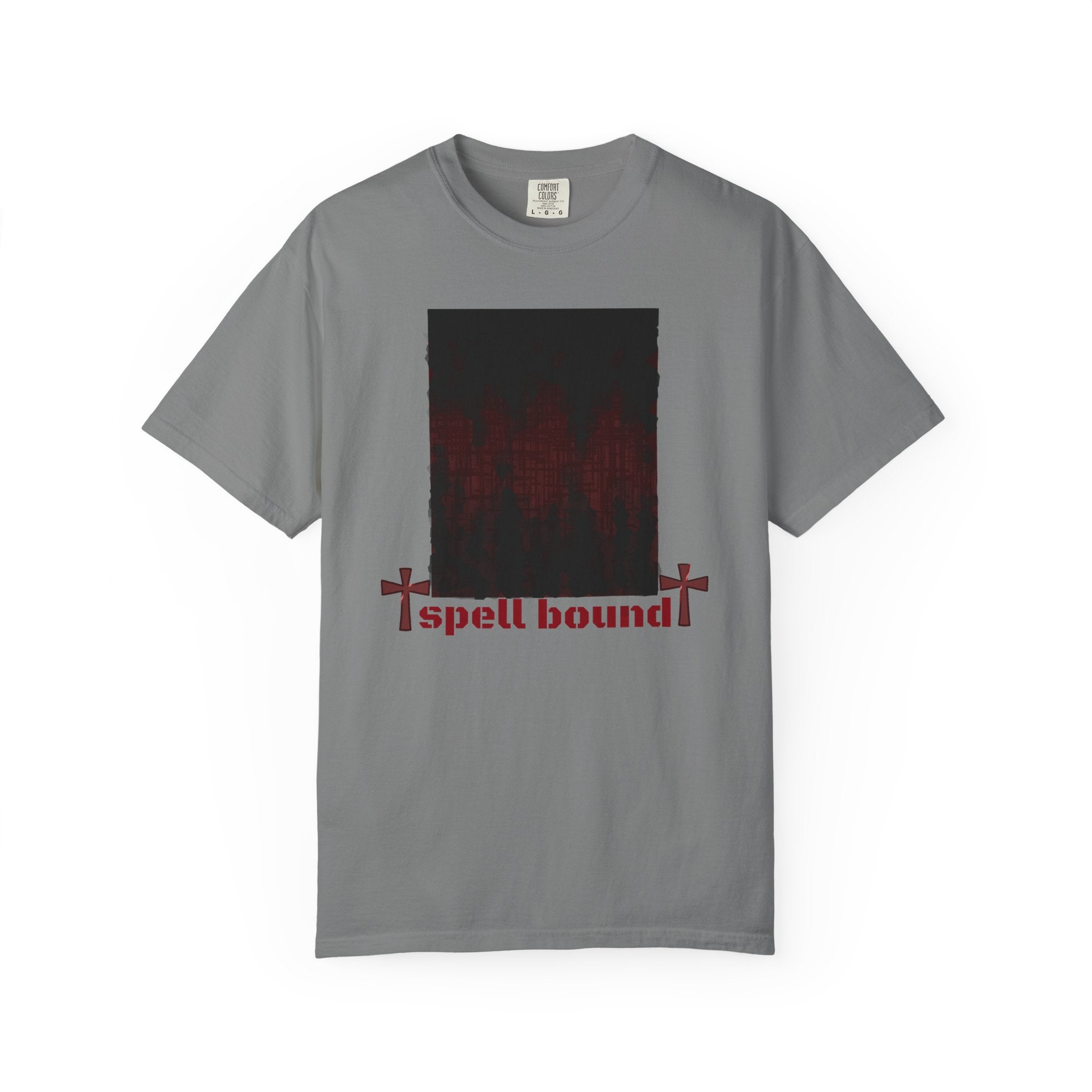 Spell Bound Gothic Cross Graphic Tee | Alt Emo Occult T-Shirt