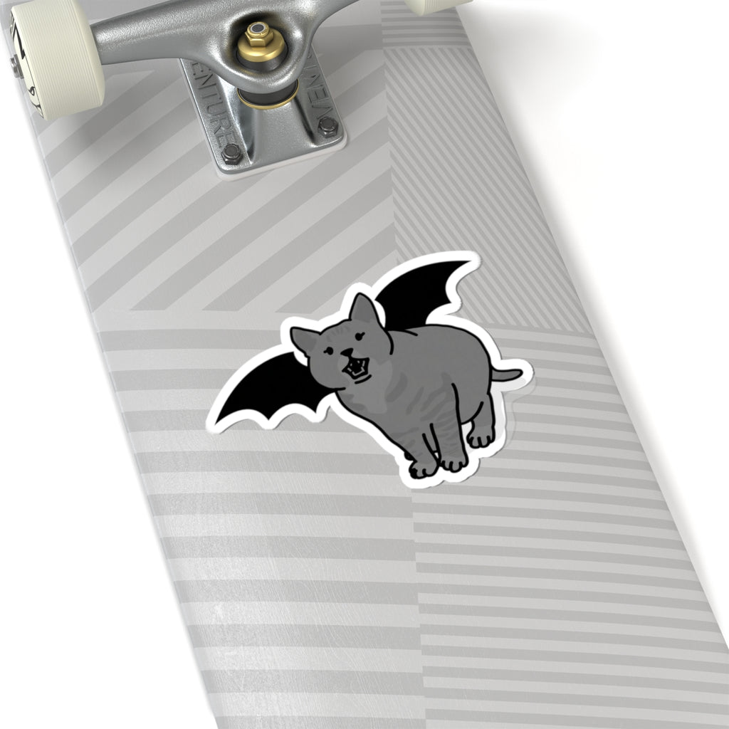 Bat Cat Vinyl Decal | Goth Alt Creature Sticker