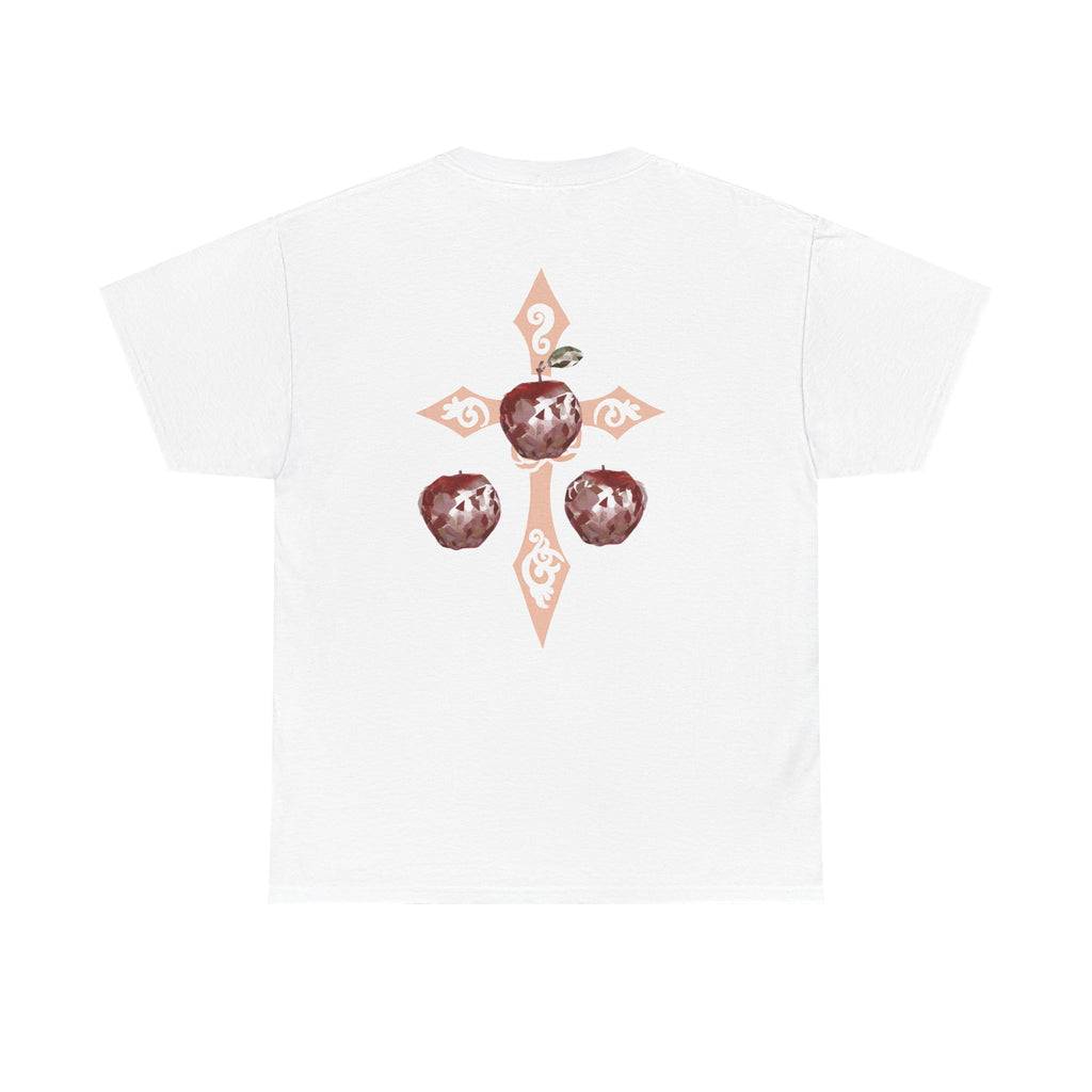Crystal Apple Cross Graphic Tee | Alt Emo Creature Tee
