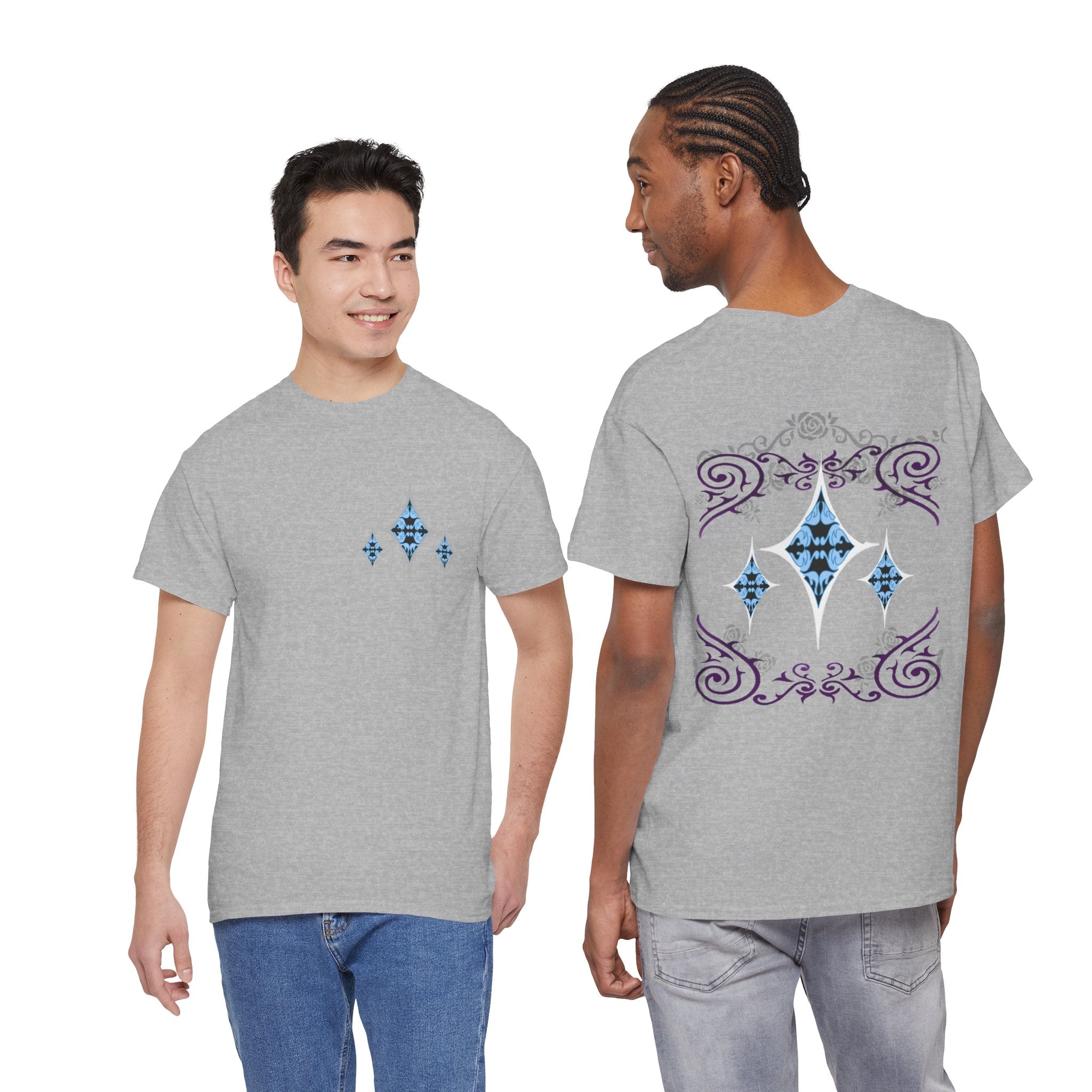 Blue Diamonds Unisex Tee | Alt Emo Rare Graphic Tee