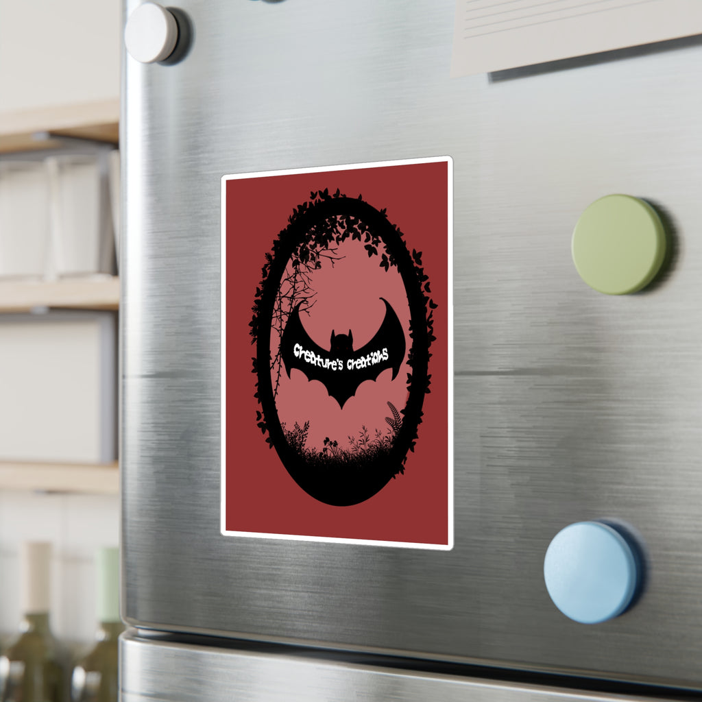 Bat Logo Vinyl Decal | Creature's Creations Alt Sticker