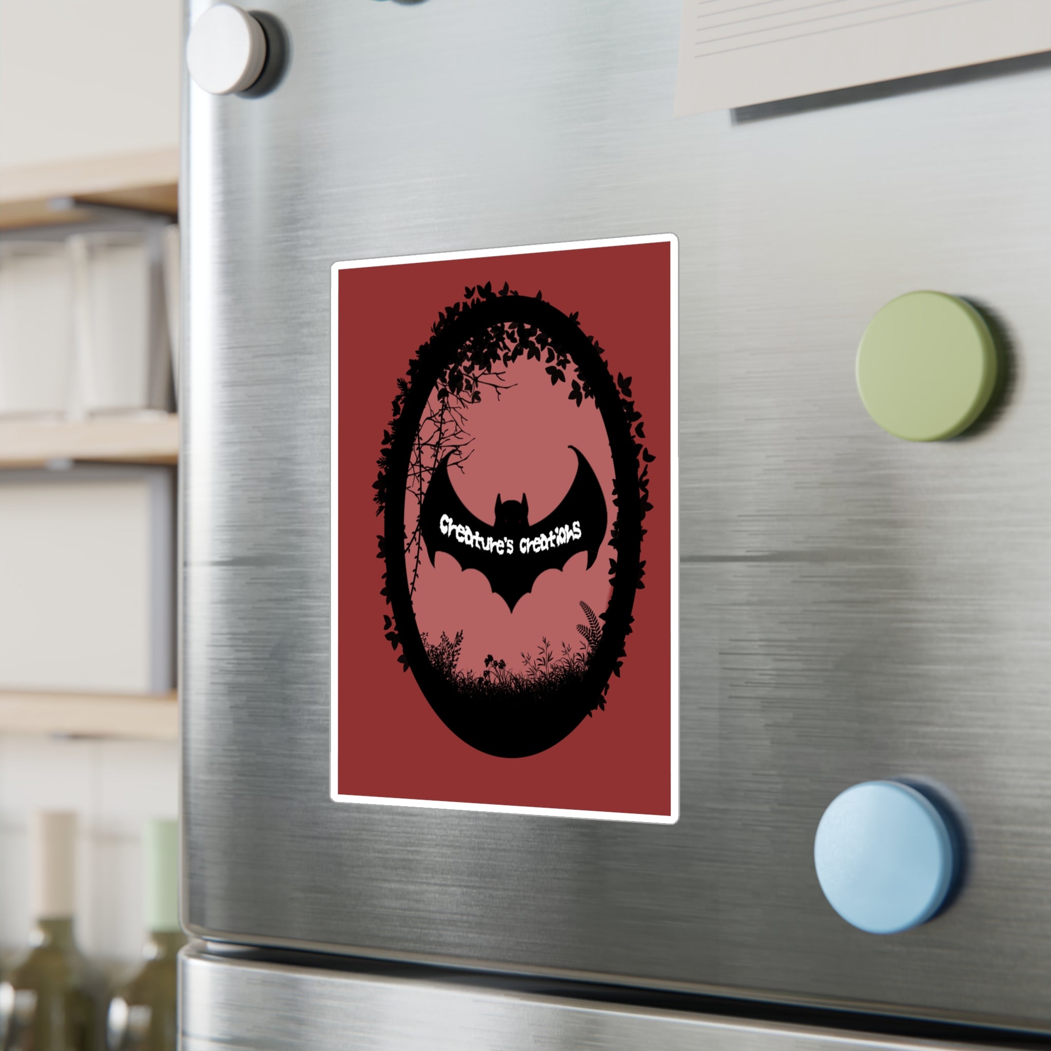 Bat Logo Vinyl Decal | Creature's Creations Alt Sticker