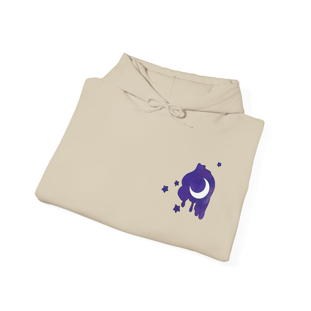 Lunar Alicorn Hoodie | Moody Moon Wings Alt Aesthetic Graphic Sweatshirt