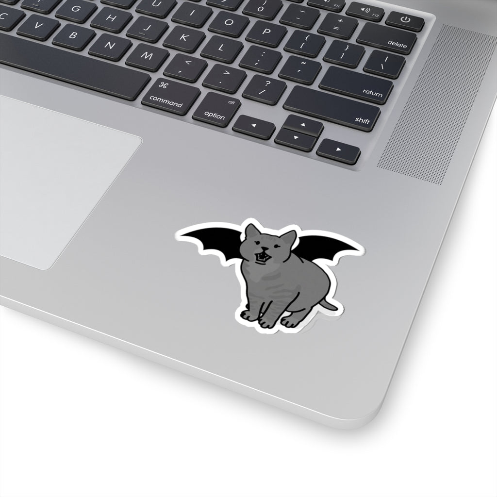 Bat Cat Vinyl Decal | Goth Alt Creature Sticker