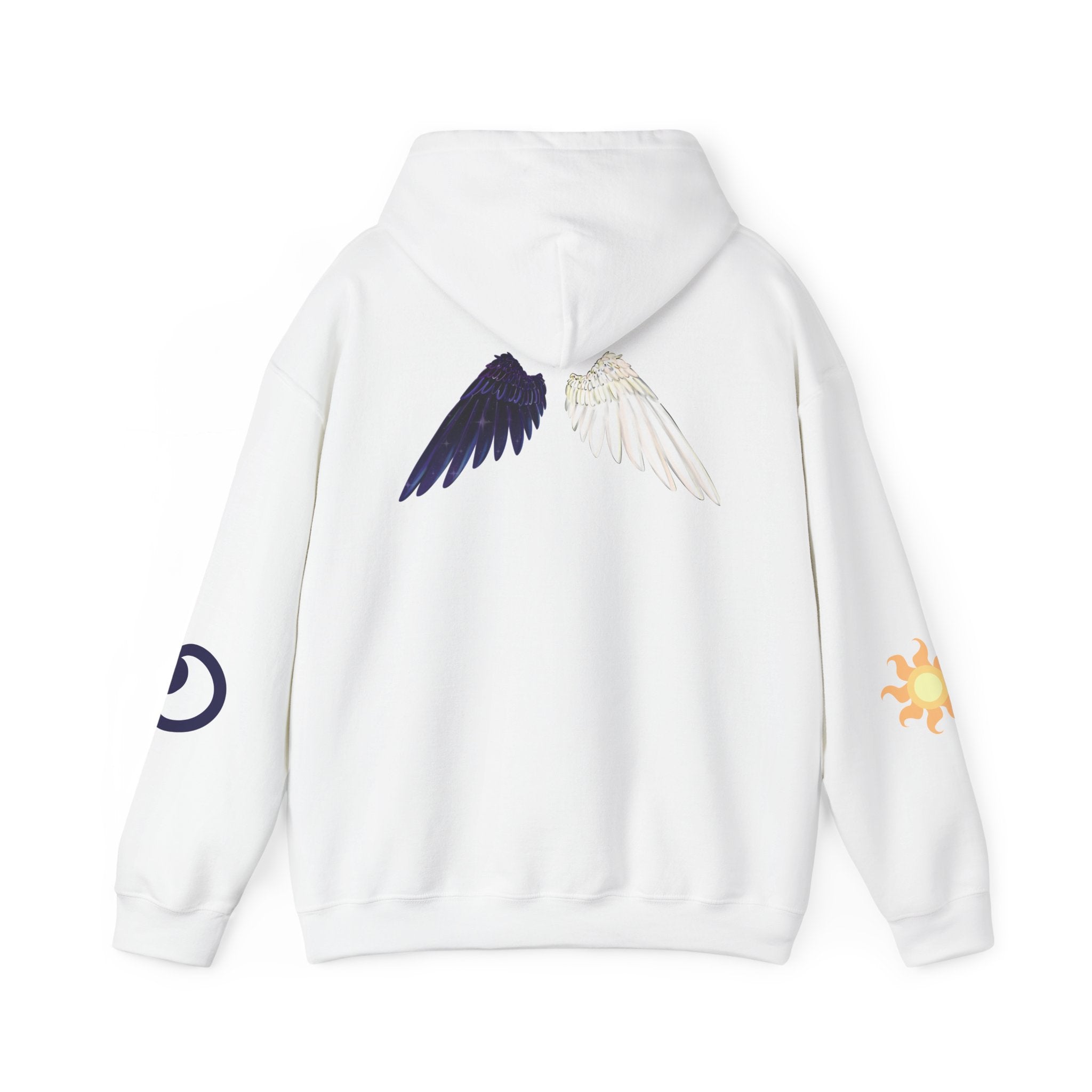 Lunar Celestial Alicorn Hoodie | Royal Sisters Alt Gothic Moon Sun Unisex Sweatshirt