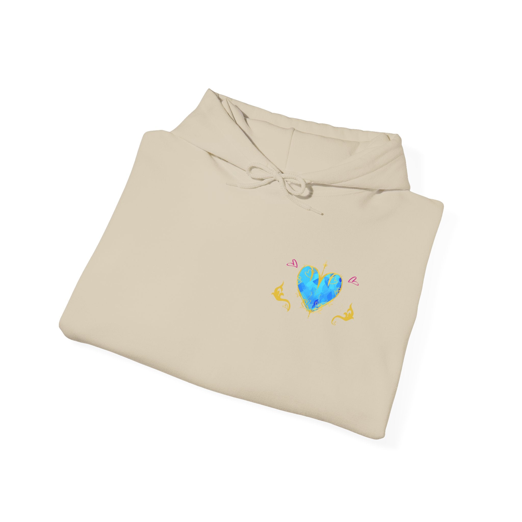 Crystal Heart Alicorn Hoodie | Alt Mythical Creature Graphic Sweatshirt Love