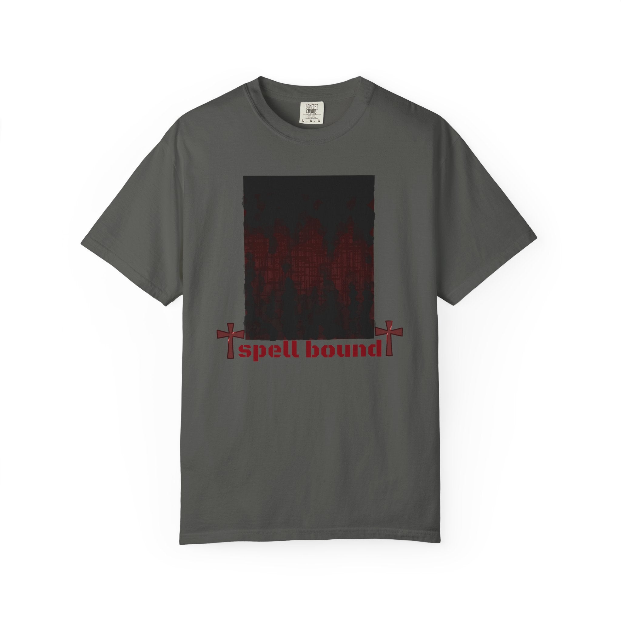 Spell Bound Gothic Cross Graphic Tee | Alt Emo Occult T-Shirt