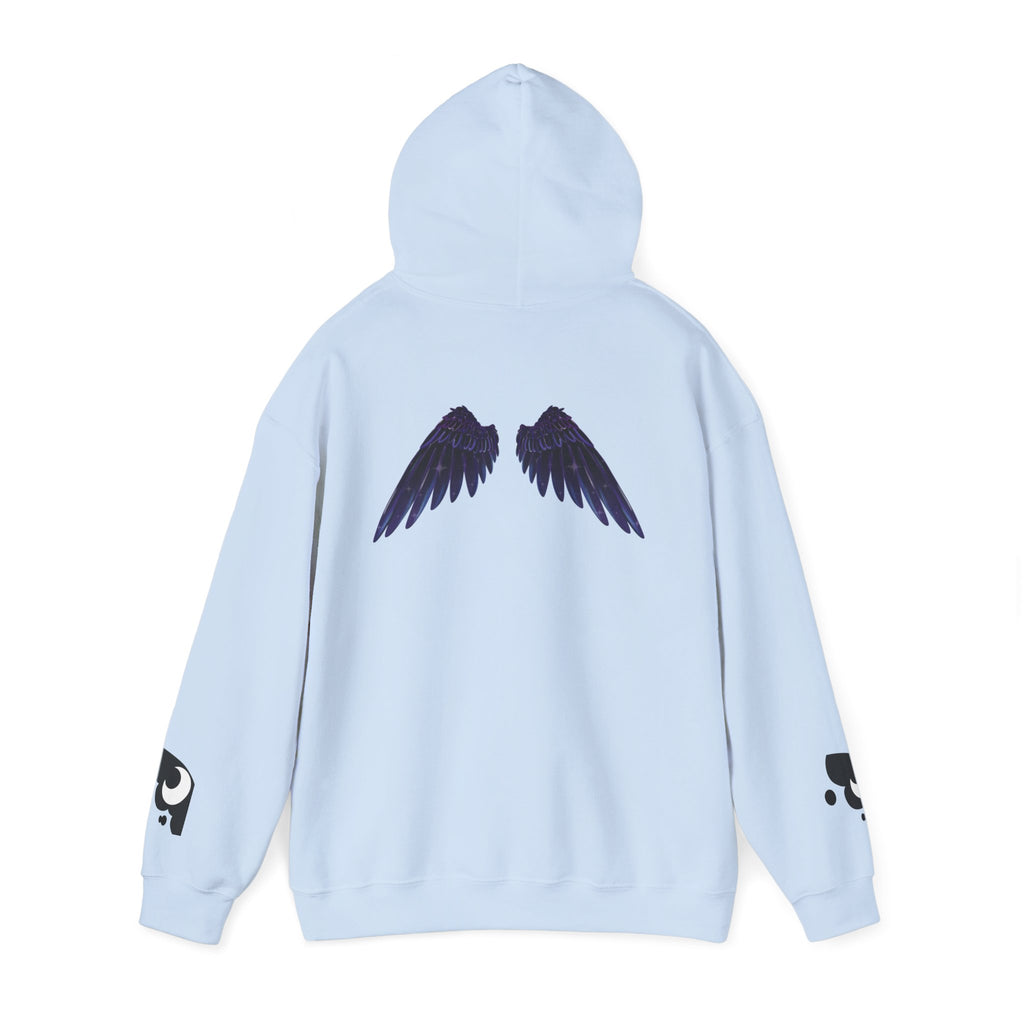 Lunar Alicorn Hoodie | Moody Moon Wings Alt Aesthetic Graphic Sweatshirt