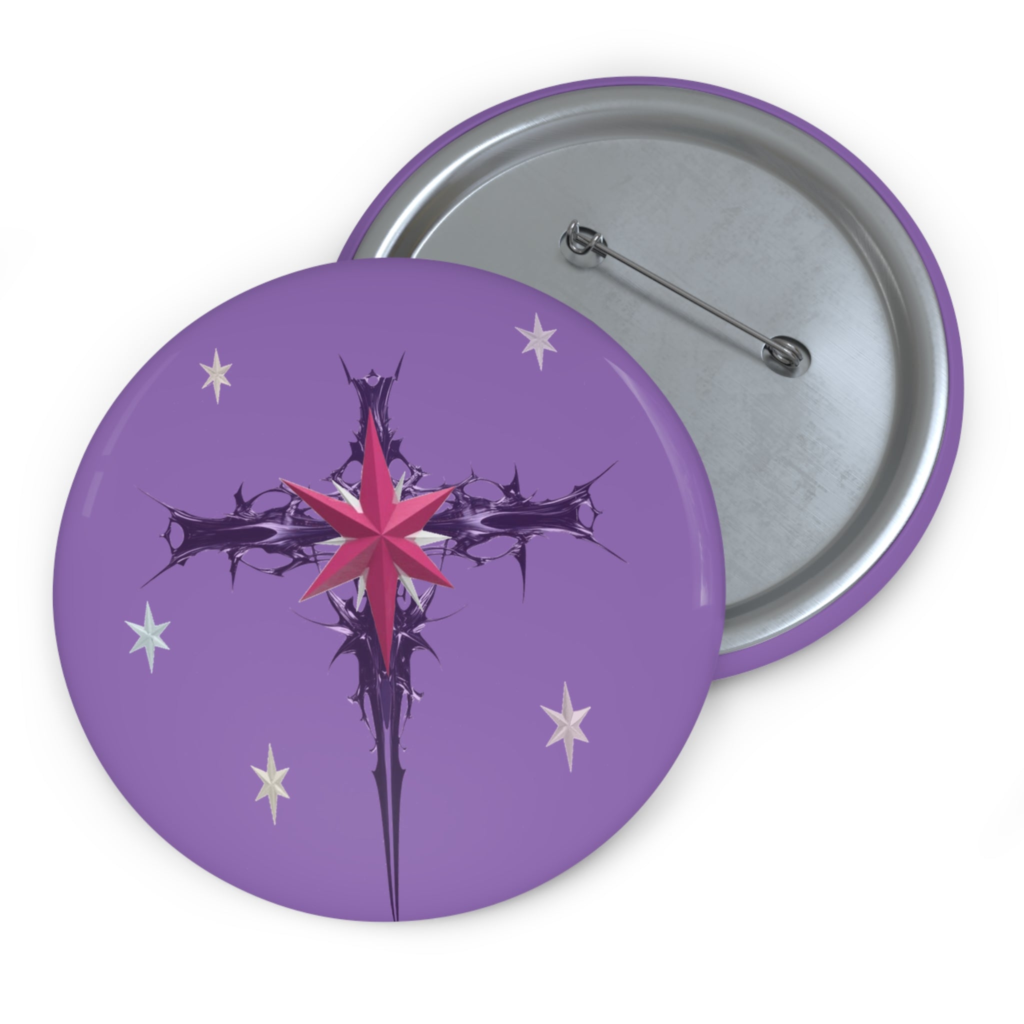 Sparkle Button Pin |Magic Fanart Accessory