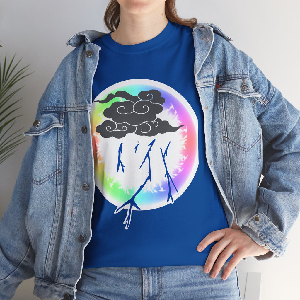 Rainboom Storm Cloud Unisex Tee | Alt Gothic Creature Graphic Tee