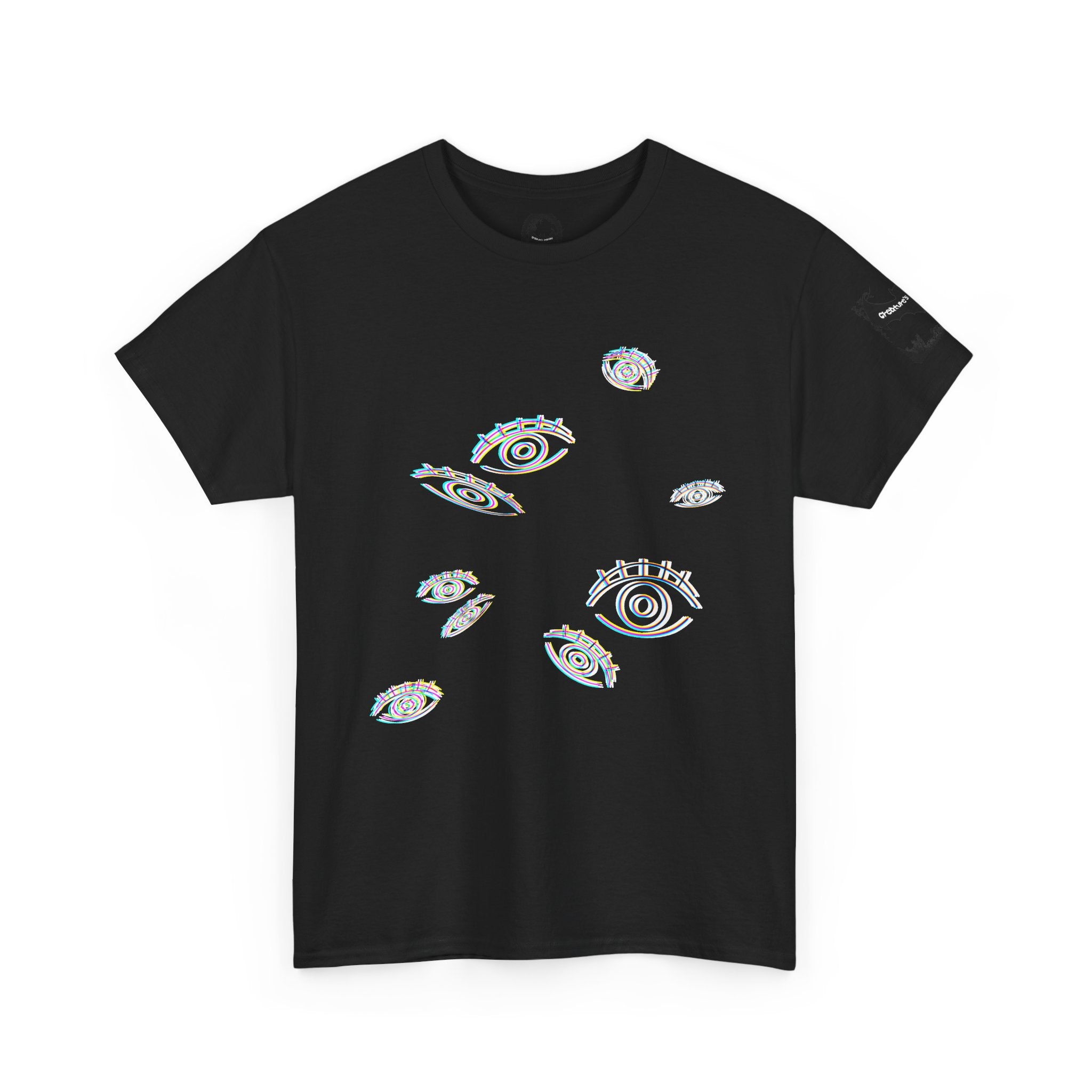 Angel Wings & Eyes Graphic Tee — Spiritual Aesthetic Streetwear