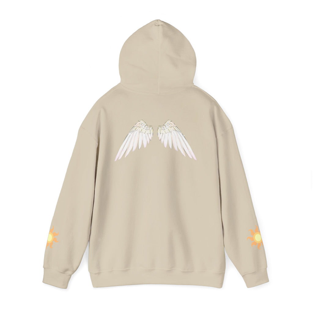 Celestial Alicorn Hoodie | Alt Mythical Wings Moon Graphic Sweatshirt