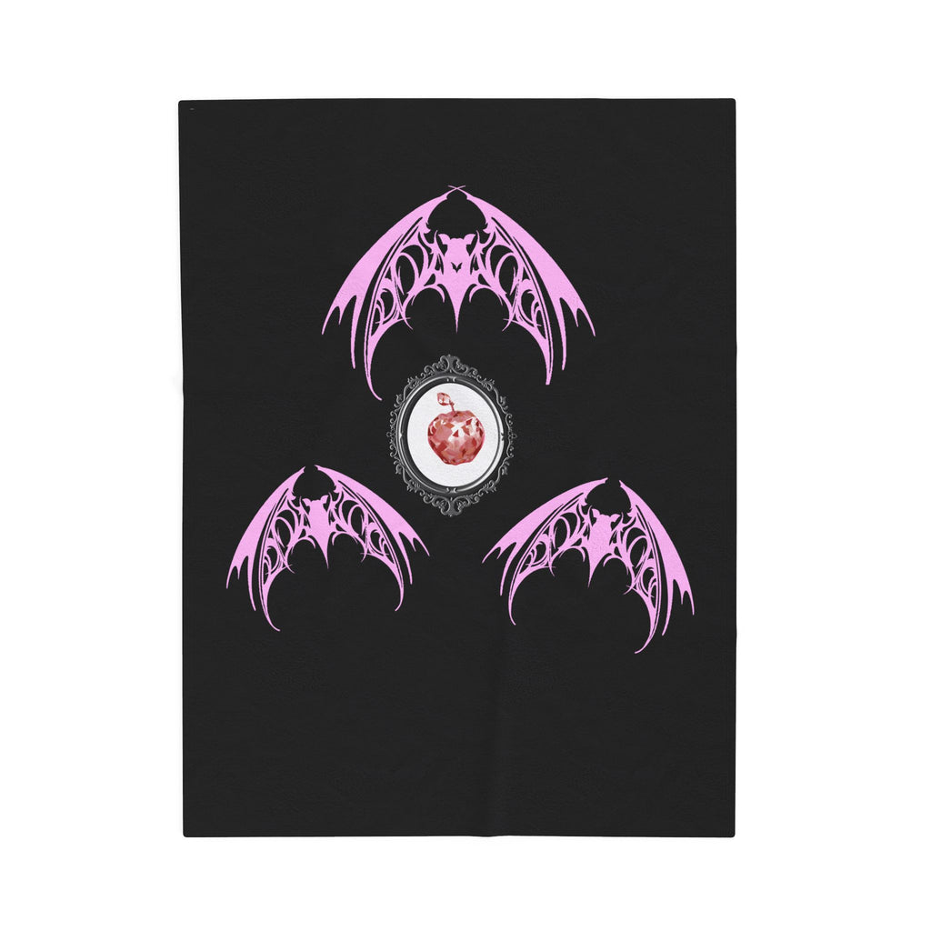 Fruit Bat Velveteen Plush Blanket | Alt Gothic Cozy Home Decor
