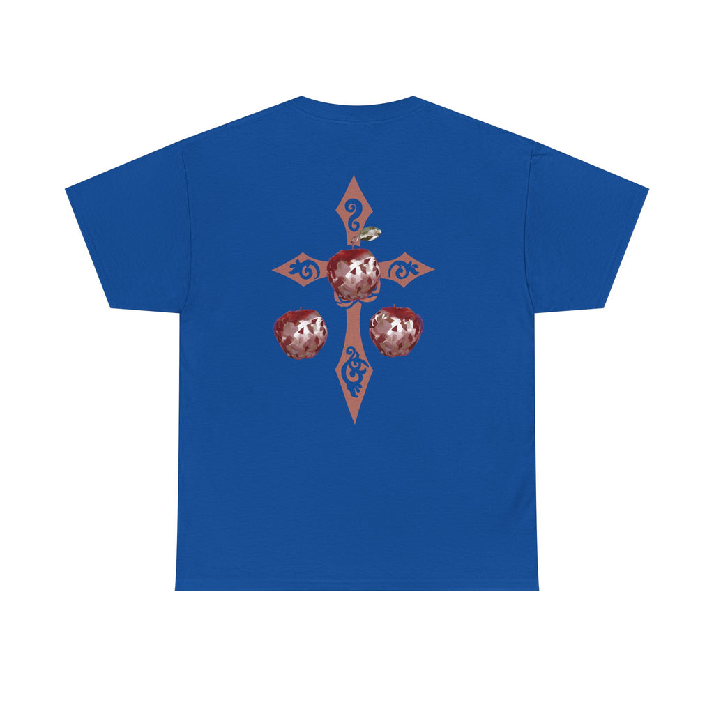 Crystal Apple Cross Graphic Tee | Alt Emo Creature Tee
