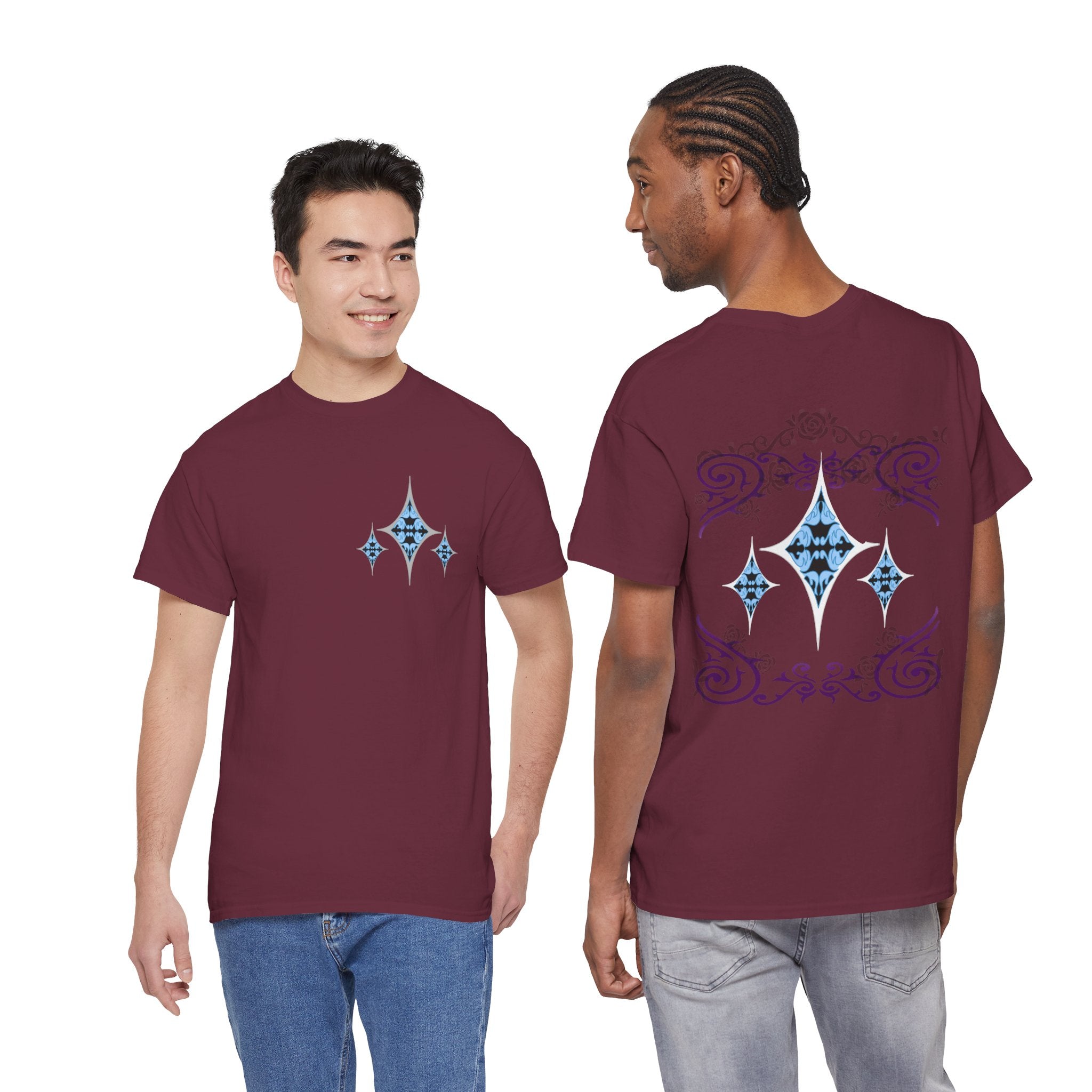 Blue Diamonds Unisex Tee | Alt Emo Rare Graphic Tee