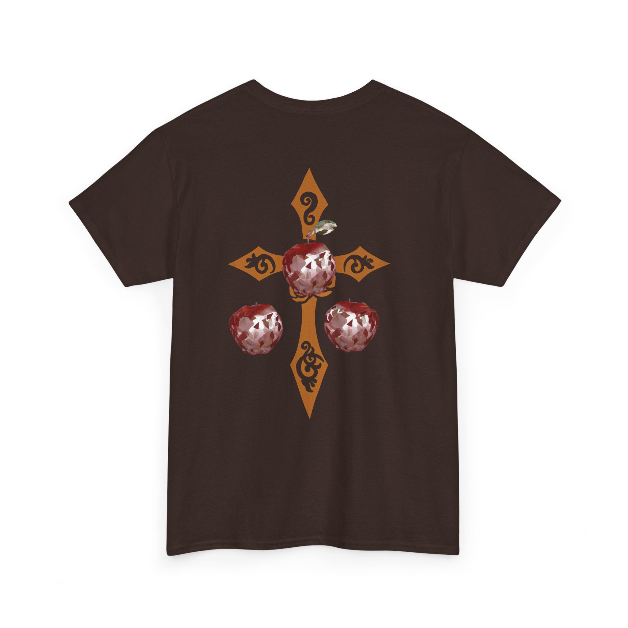 Crystal Apple Cross Graphic Tee | Alt Emo Creature Tee