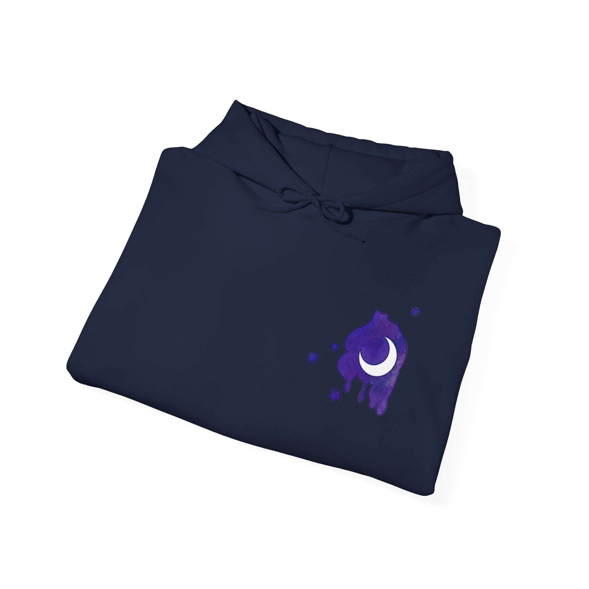Lunar Alicorn Hoodie | Moody Moon Wings Alt Aesthetic Graphic Sweatshirt